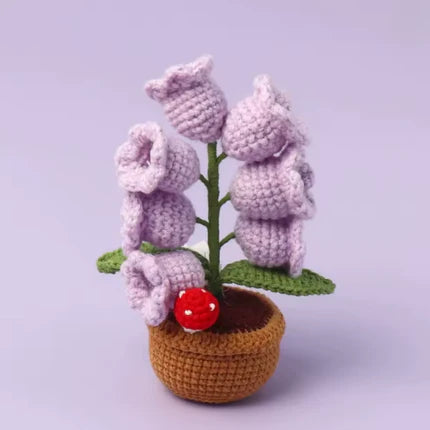 Fleurs en crochet avec lumière