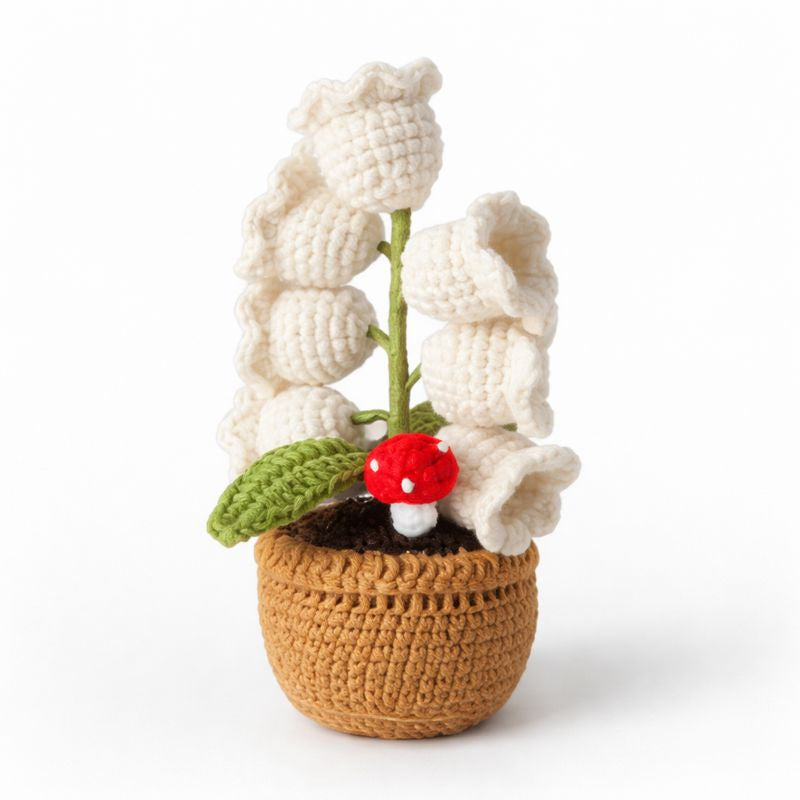 Fleurs en crochet avec lumière