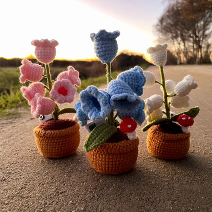 Fleurs en crochet avec lumière