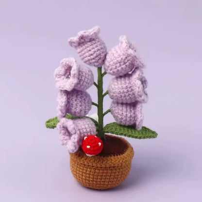 Fleurs en crochet avec lumière