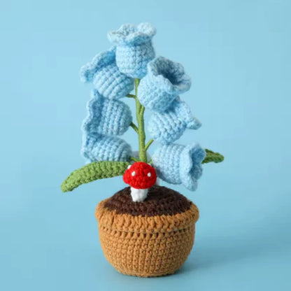 Fleurs en crochet avec lumière