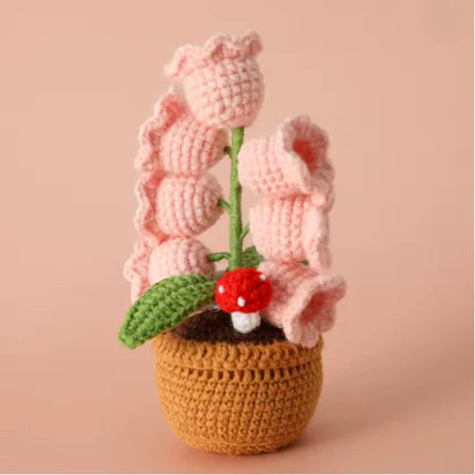 Fleurs en crochet avec lumière
