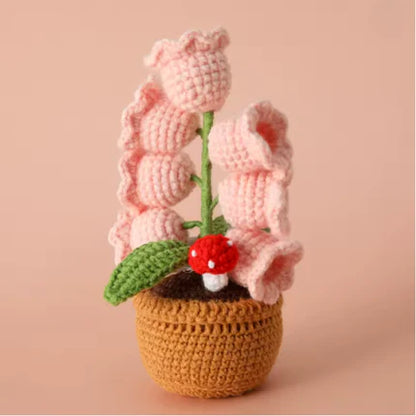 Fleurs en crochet avec lumière